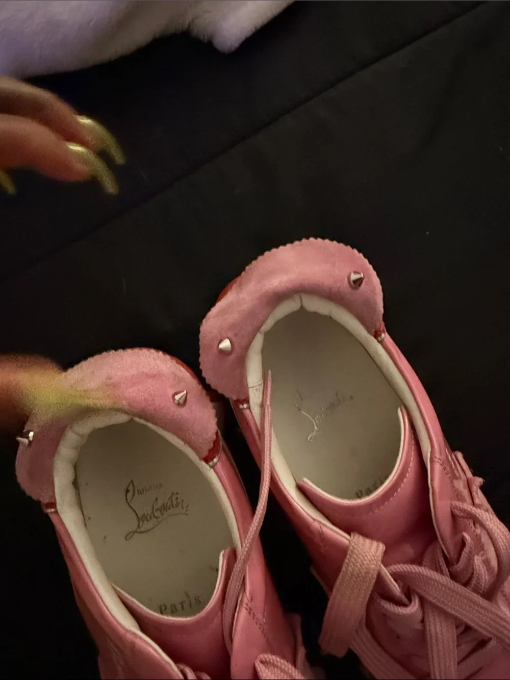 Pink Wave  Christian Louboutin authentic Platform Sneakers - Women